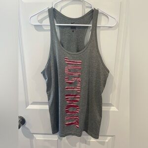 Nike Dri-Fit Grey Tank Top Size Large